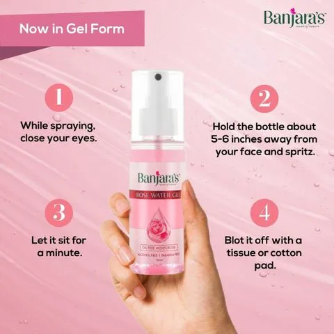 Rose Water Gel (Oil-Free Hydrating Spray Mist) angle 2