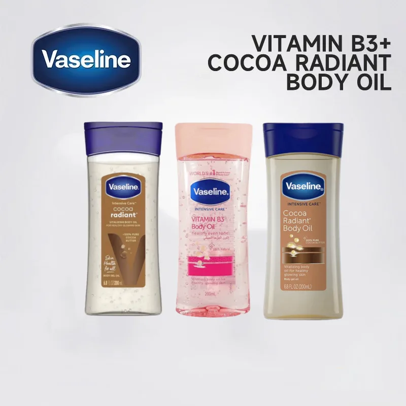 Vaseline Intensive Care Body Oil Series (Vitamin B3 Healthy Even Tone Body Oil / Cocoa Radiant Body Gel Oil)